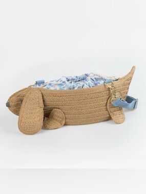 Meri Meri Woven Dachshund Bag